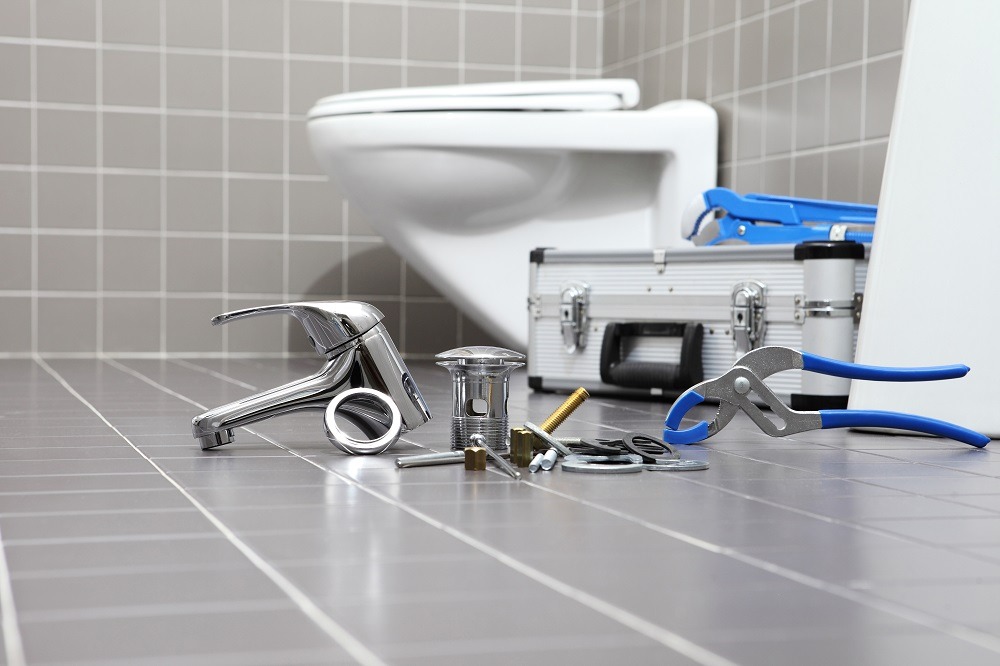 Sanitaire leidingen installatie — waterleidingen